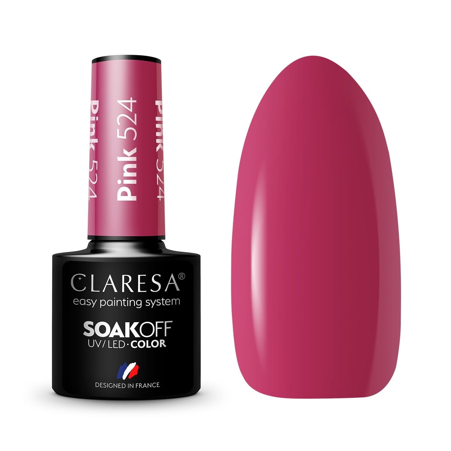 CLARESA Hybrid Lacquer Pink No. 524 5g | Vaistine1.lt | WestPharmacy.eu
