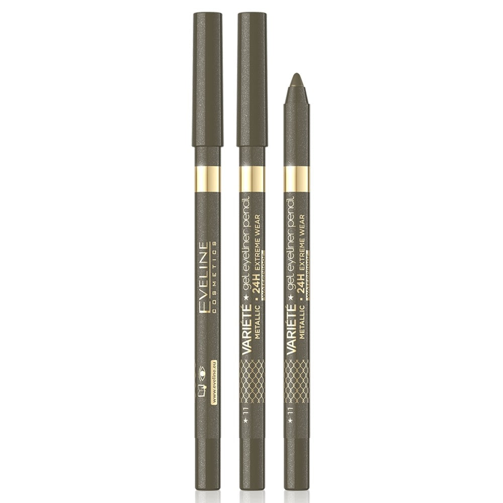 EVELINE Variety Gel Pencil for Eyes No. 11 - Khaki | Vaistine1.lt | WestPharmacy.eu
