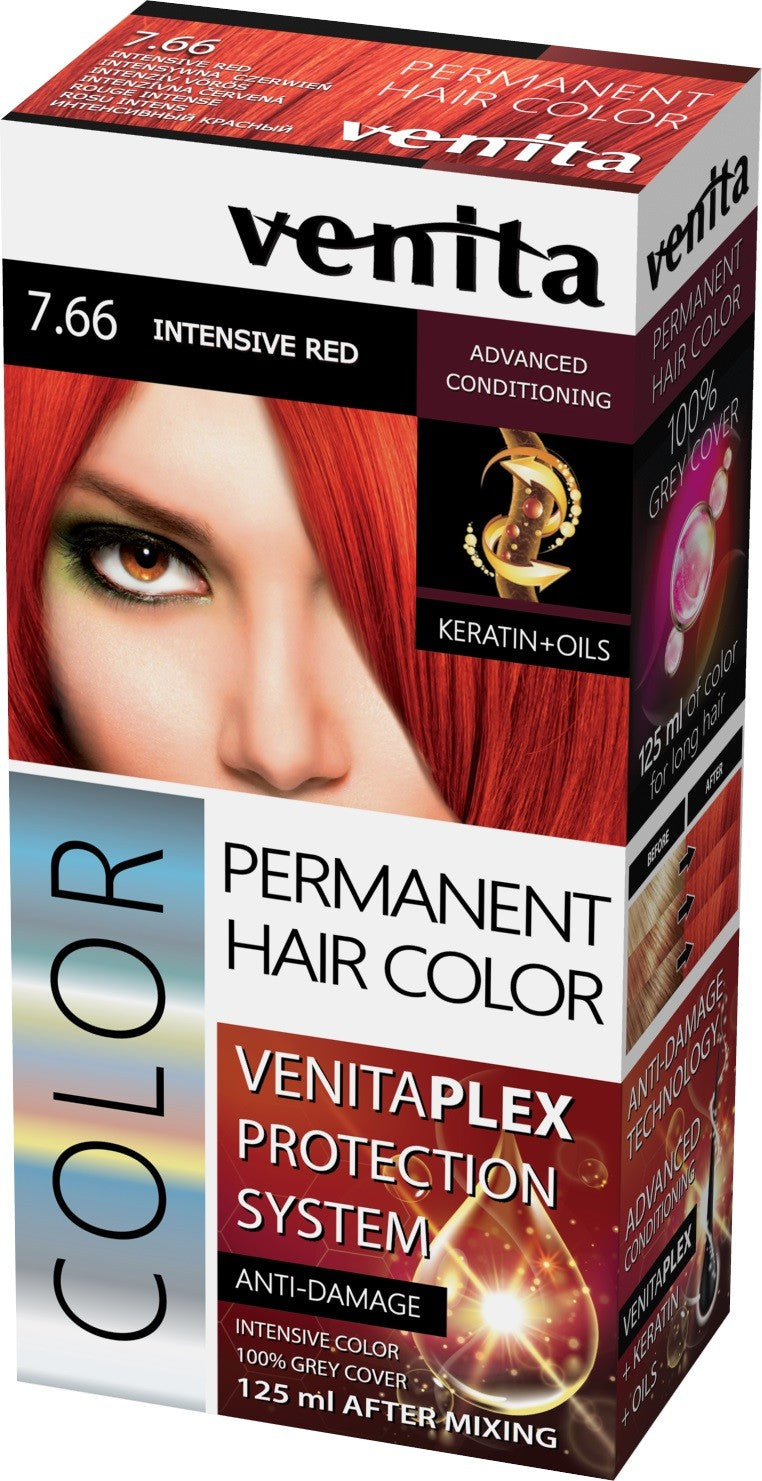 VENITA Color Hair Dye Venita Plex No. 7.66 Intensive Red 1op. | Vaistine1.lt | WestPharmacy.eu