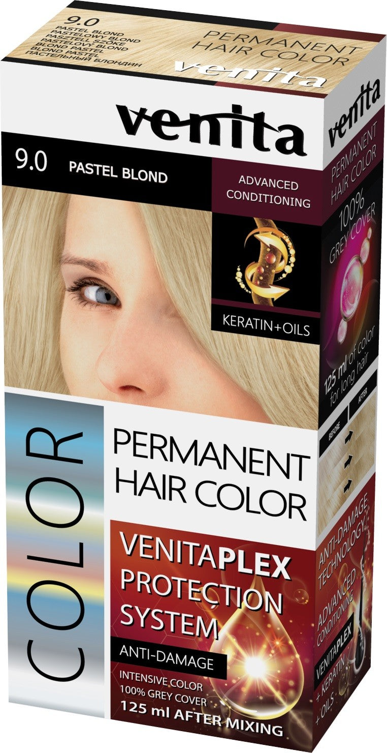 VENITA Color Hair Dye Venita Plex No. 9.0 Pastel Blonde 1pc. | Vaistine1.lt | WestPharmacy.eu