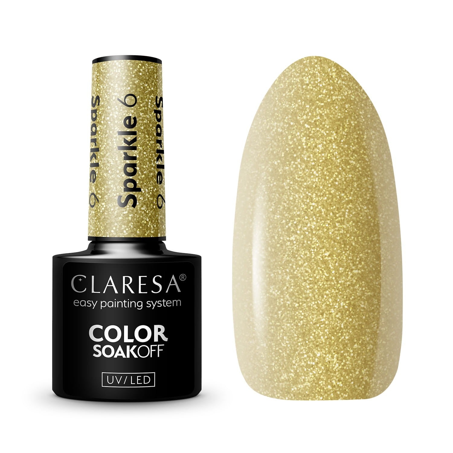 CLARES Hybrid lacquer Sparkle no. 6 5g | Vaistine1.lt | WestPharmacy.eu