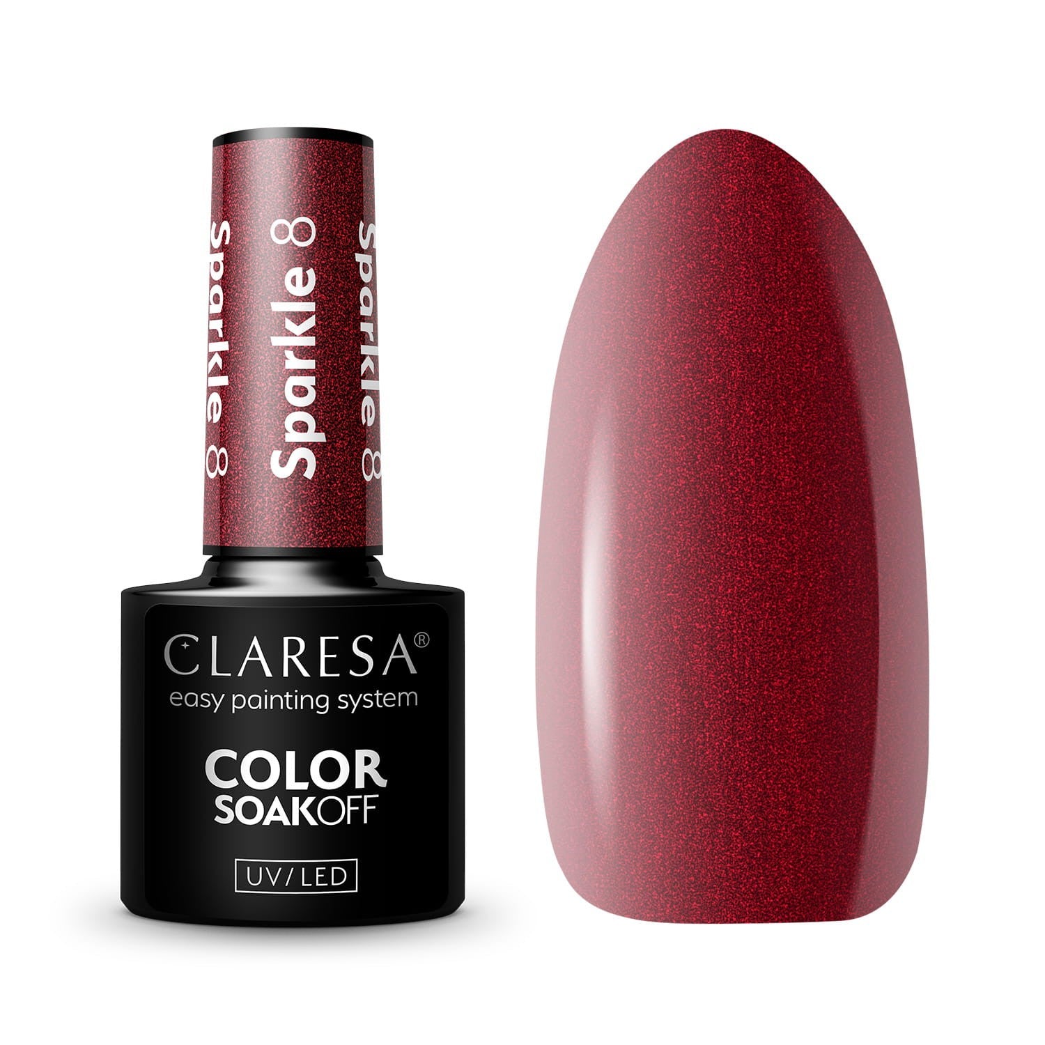CLARES Hybrid lacquer Sparkle no. 8 5g | Vaistine1.lt | WestPharmacy.eu