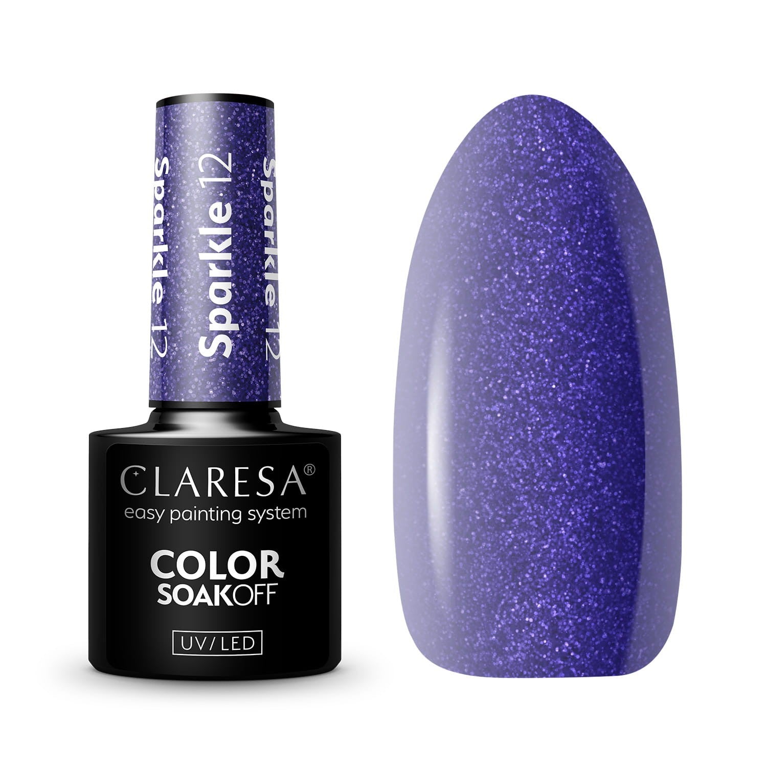 CLARES Hybrid lacquer Sparkle No. 12 5g | Vaistine1.lt | WestPharmacy.eu