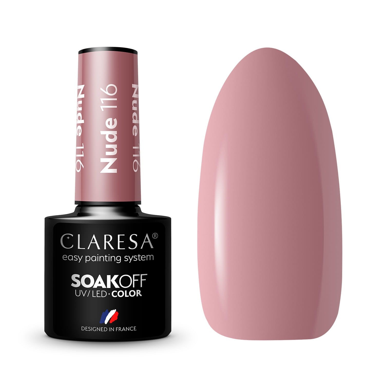 CLARESA Hybrid Nail Polish Nude No. 116 5g | Vaistine1.lt | WestPharmacy.eu