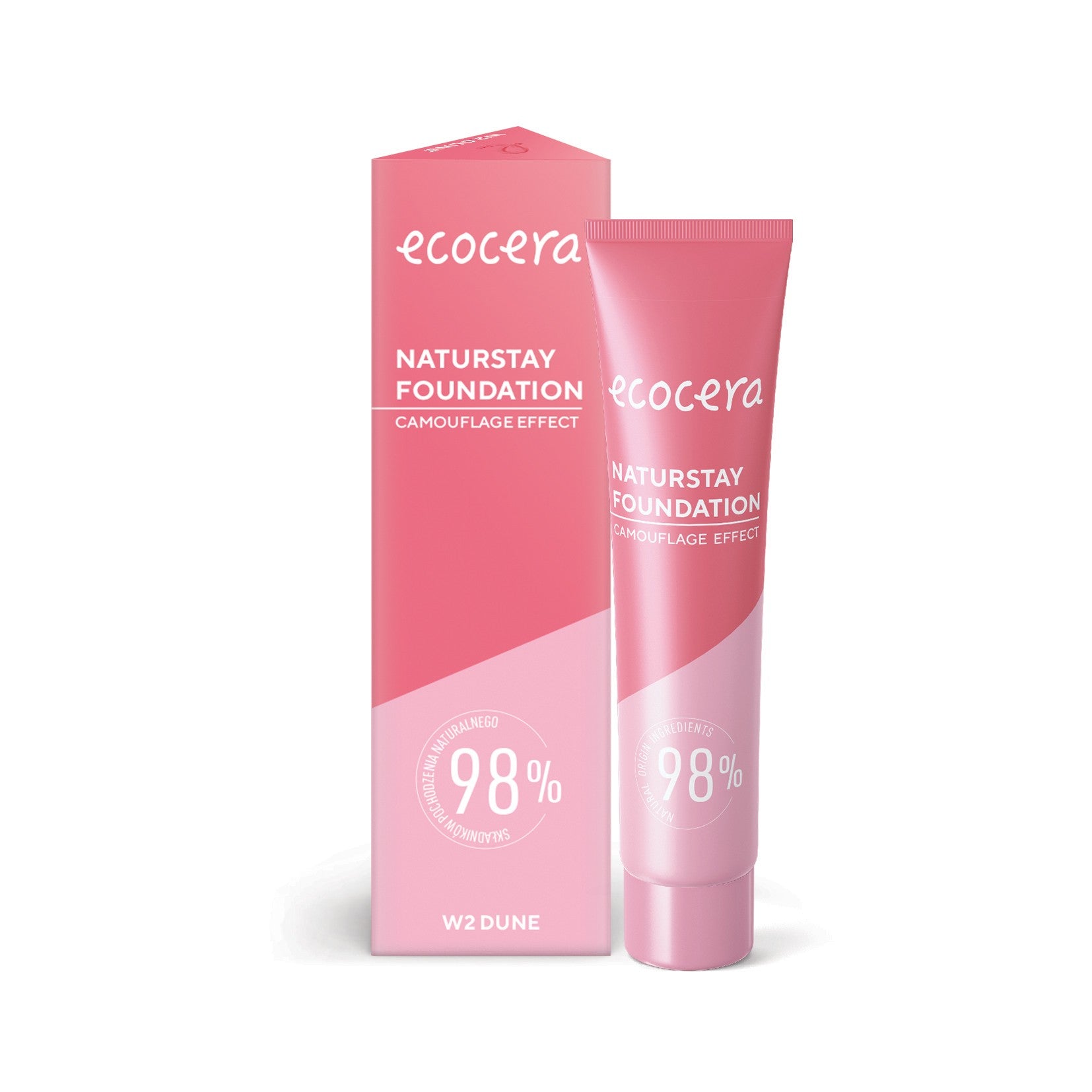 ECOCERA Naturstay Foundation Natural Concealer Effect W2 Dune 30ml | Vaistine1.lt | WestPharmacy.eu