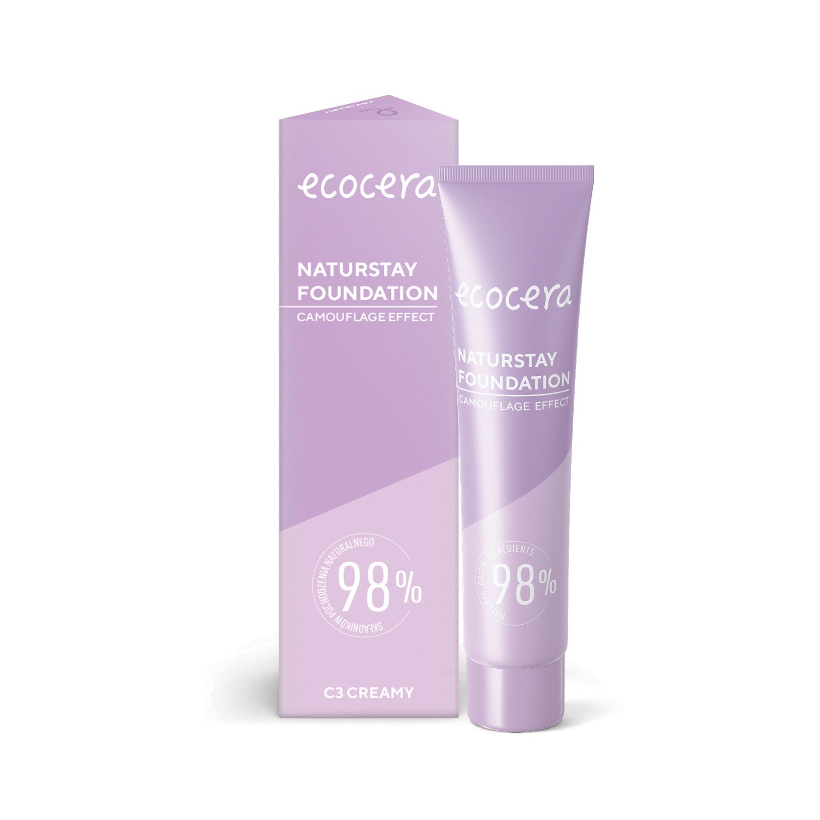 ECOCERA Naturstay Foundation Natural Concealer - camouflage effect C3 Creamy 30ml | Vaistine1.lt | WestPharmacy.eu