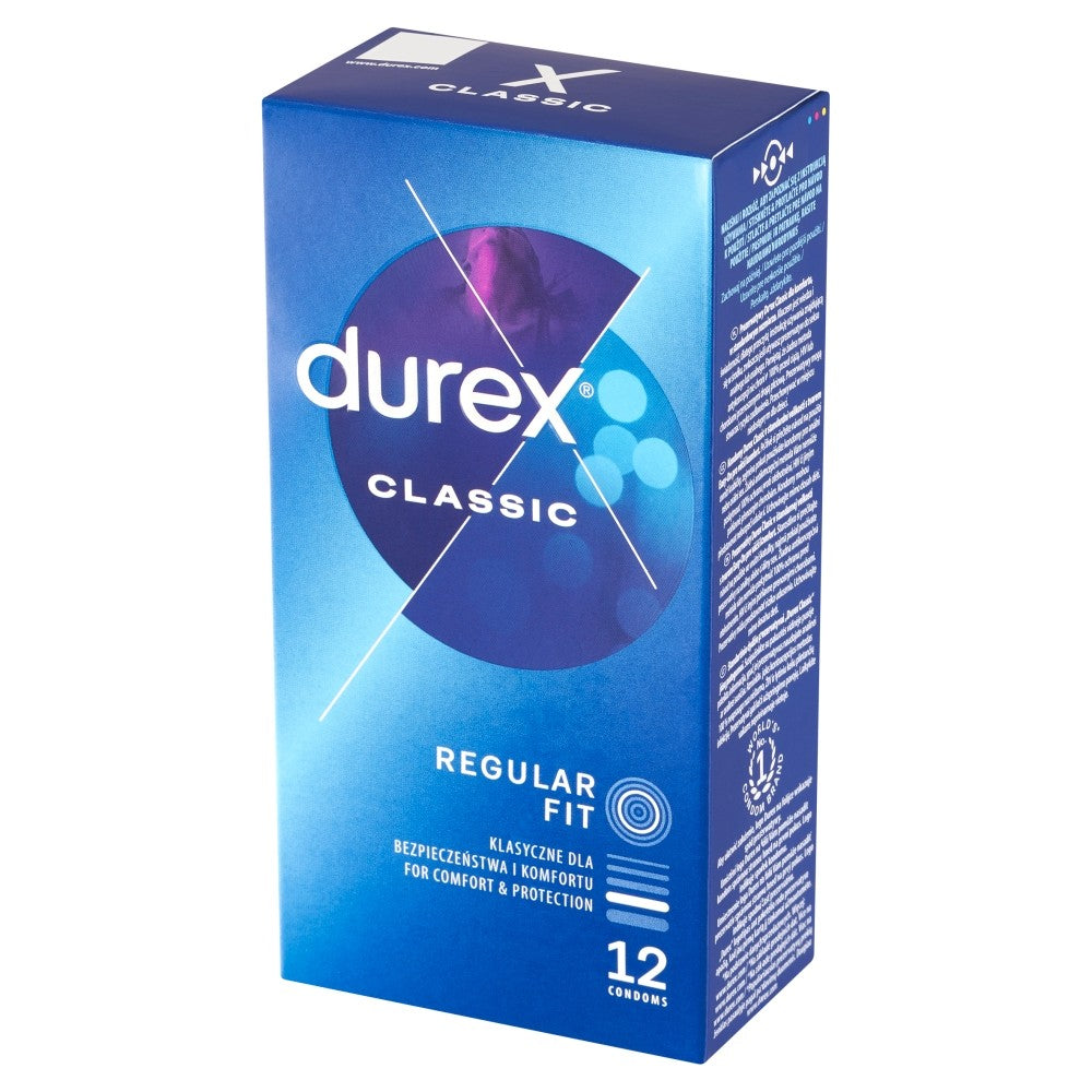 DUREX Classic Condoms 1 pack - 12 pcs | Vaistine1.lt | WestPharmacy.eu