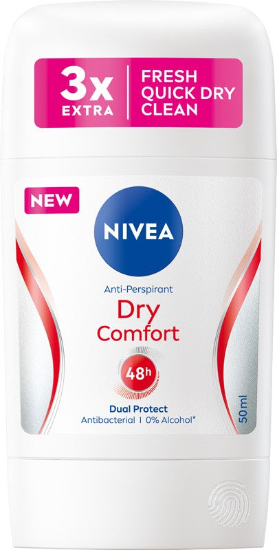NIVEA Women's Antiperspirant Stick Dry Comfort 50 ml | Vaistine1.lt | WestPharmacy.eu