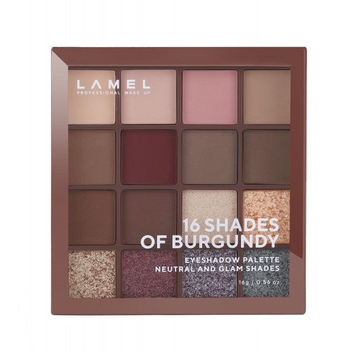 LAMEL Eyeshadow Palette Shades of Burgundy No. 16-4& | Vaistine1.lt | WestPharmacy.eu