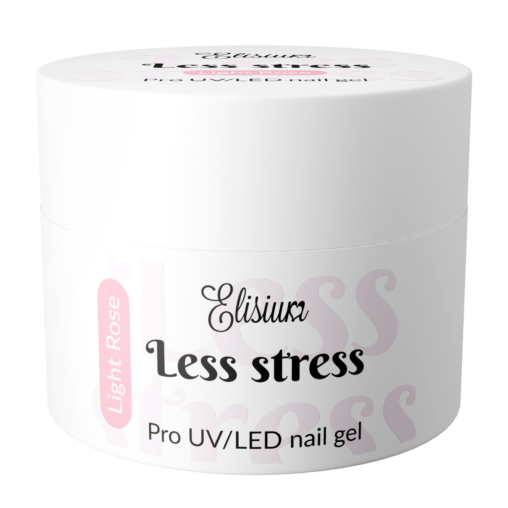 ELISIUM Less Stress Builder Nail Building Gel - Light Rose 40ml | Vaistine1.lt | WestPharmacy.eu