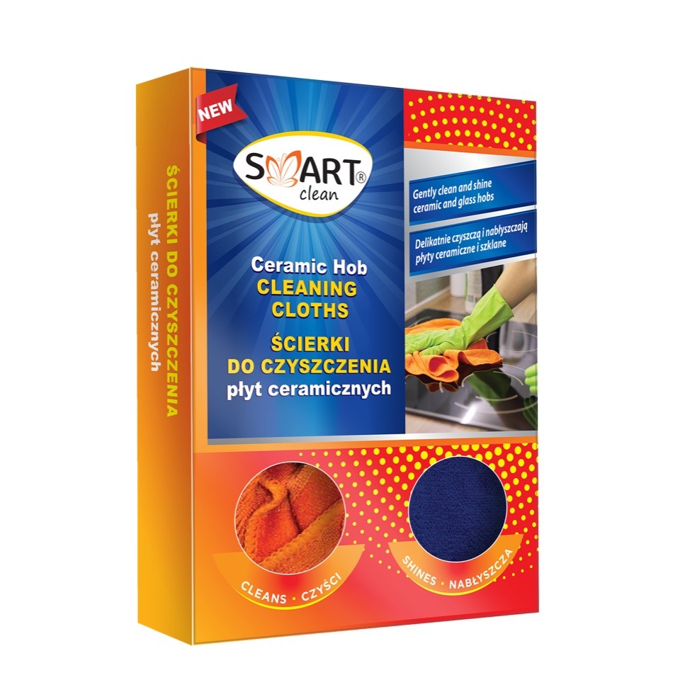 SMART Clean Cloths for cleaning ceramic plates, 1 pack - 2 pcs | Vaistine1.lt | WestPharmacy.eu