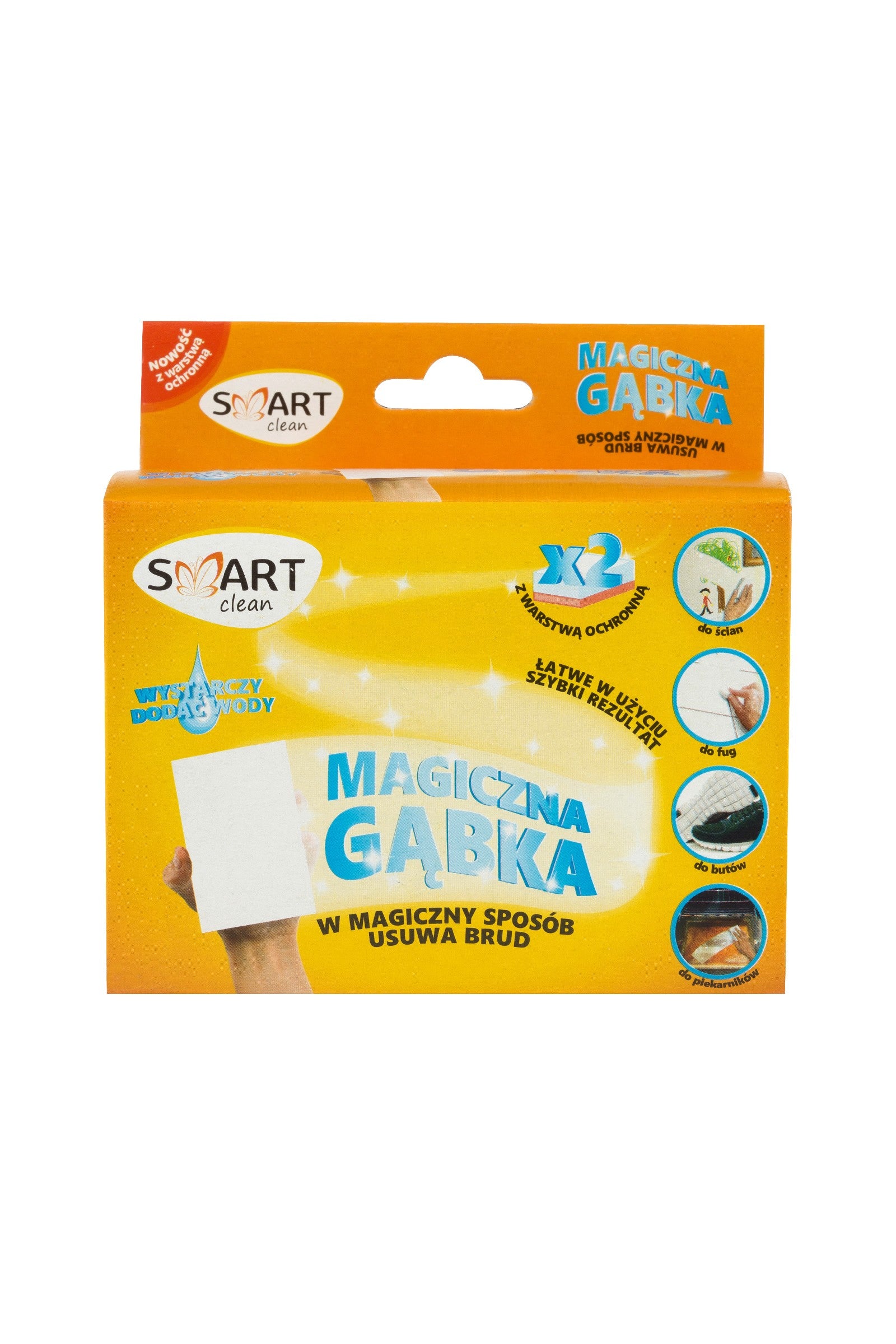 SMART Clean Magic Cleaning Sponge 1 pack - 2 pcs | Vaistine1.lt | WestPharmacy.eu