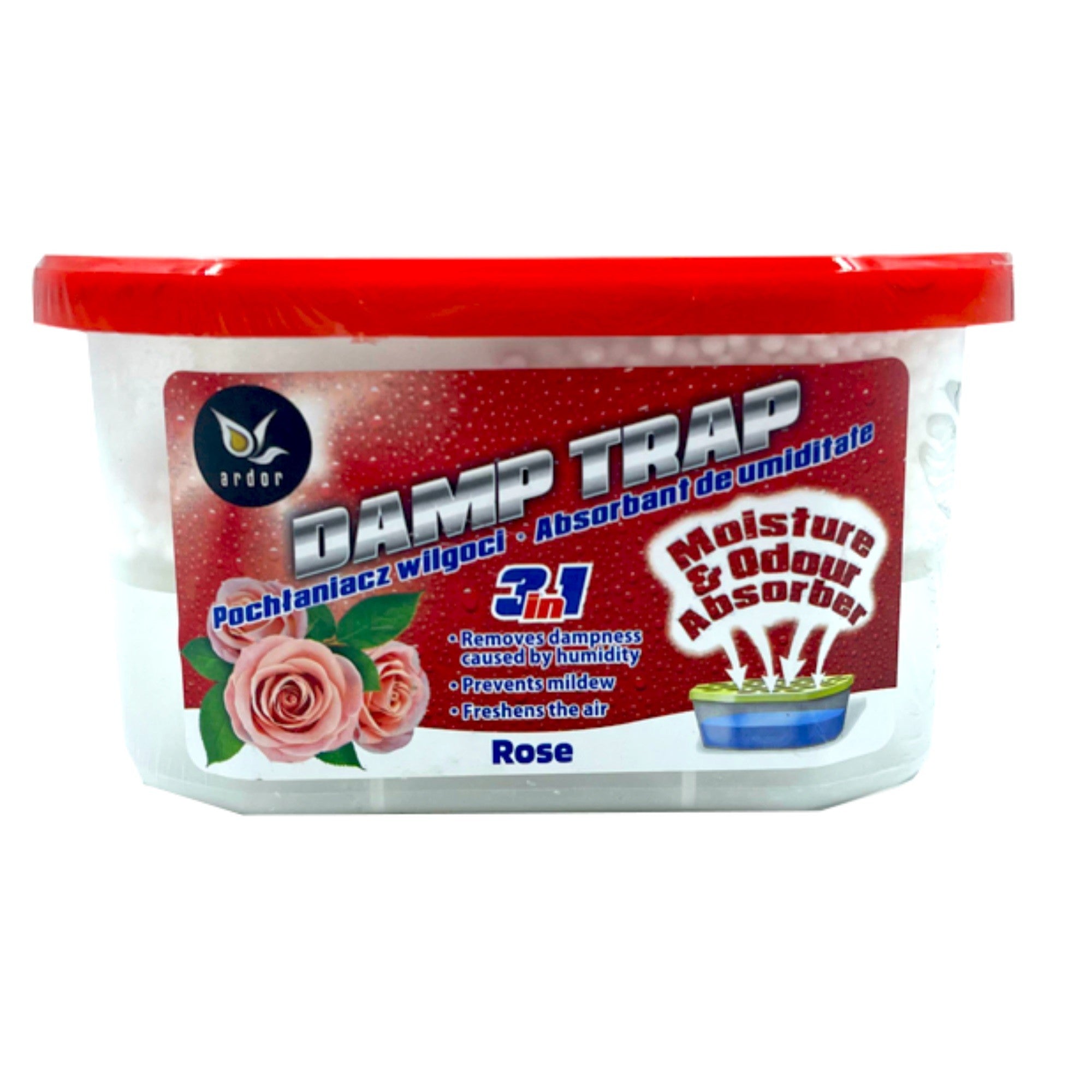 ARDOR Damp Trap Moisture absorber 3in1 - Rose 400ml (190g) | Vaistine1.lt | WestPharmacy.eu