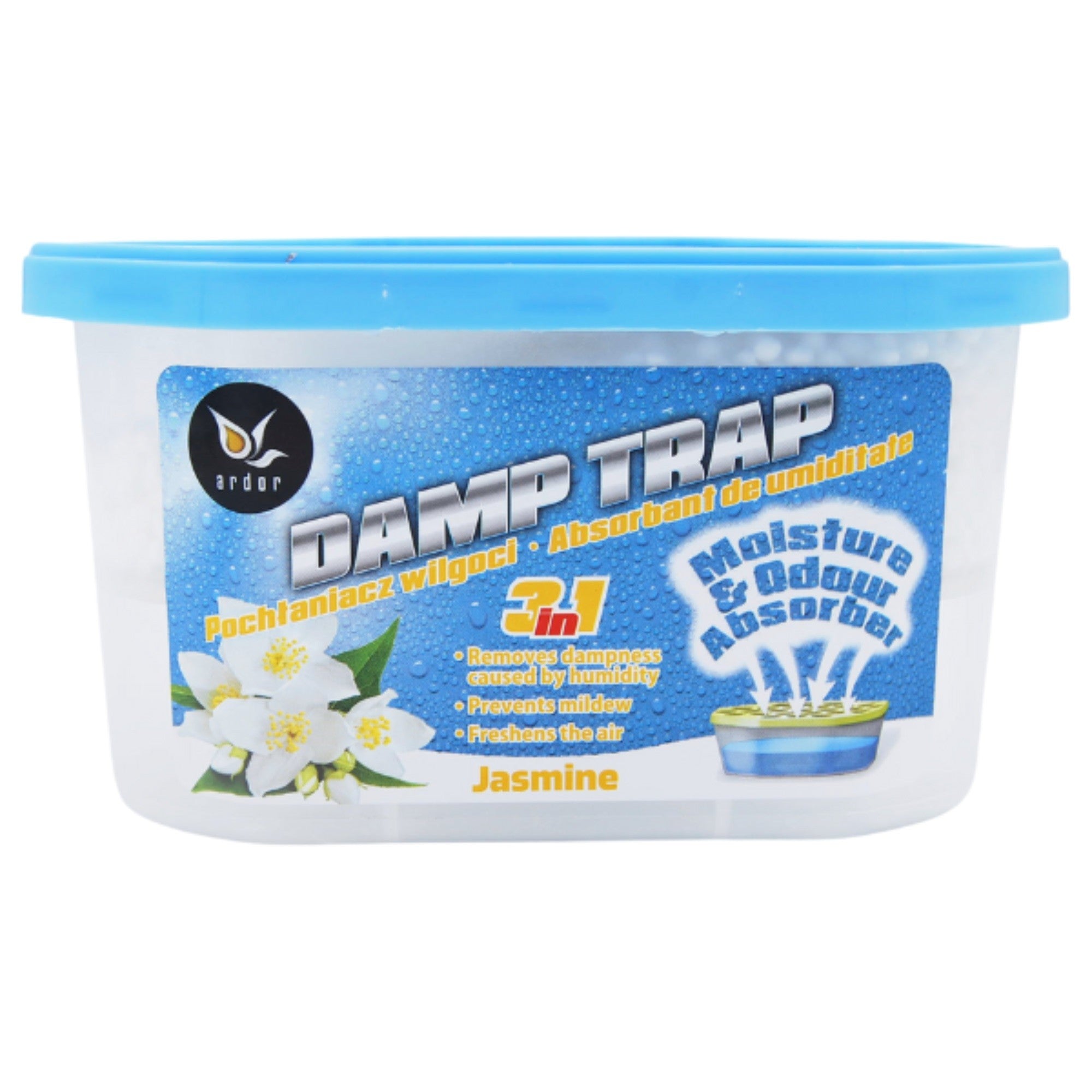 ARDOR Damp Trap Moisture absorber 3in1 - Jasmine 400ml (190g) | Vaistine1.lt | WestPharmacy.eu