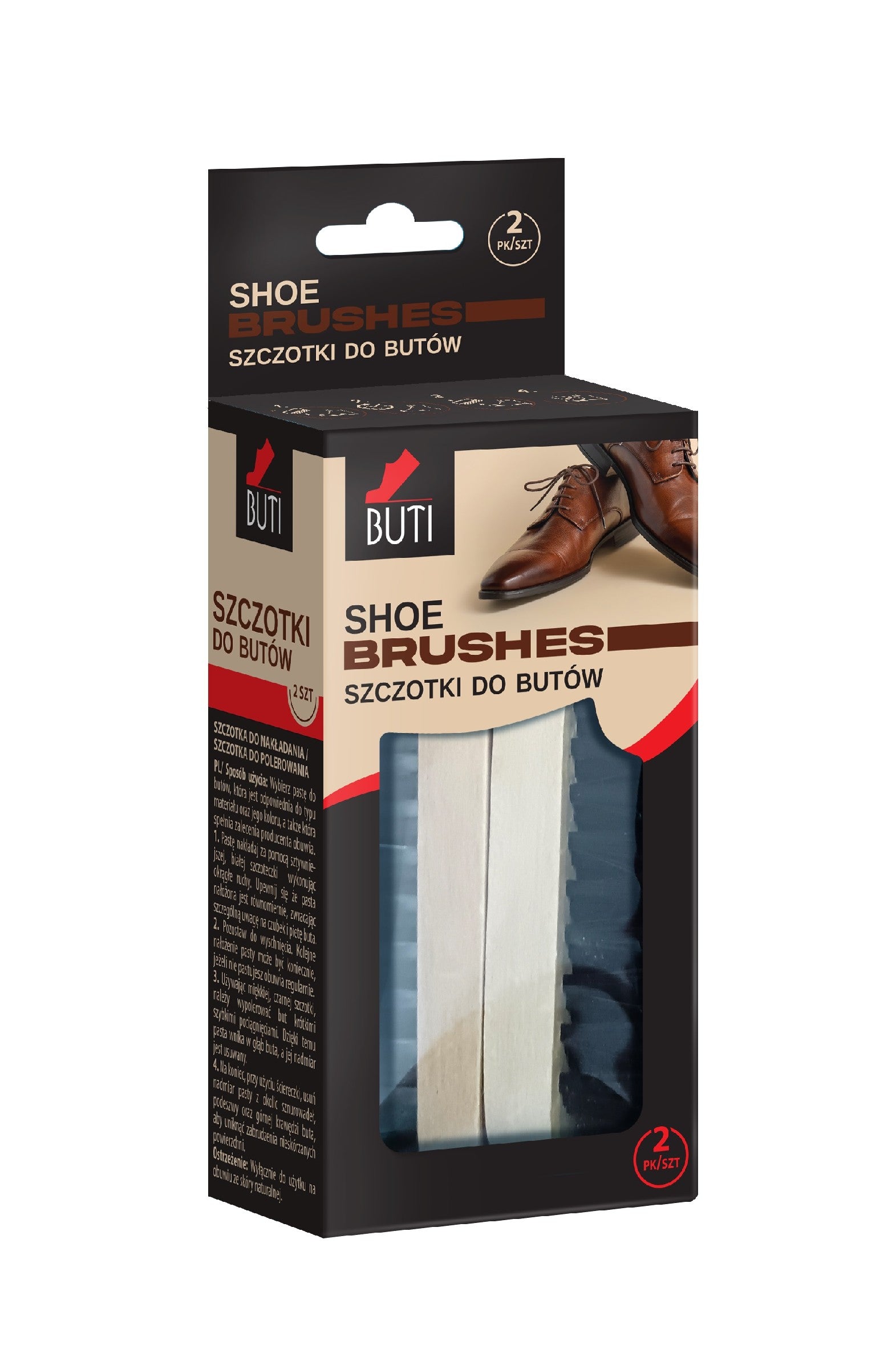 BUTI Brushes Shoe brushes - 2 pcs | Vaistine1.lt | WestPharmacy.eu