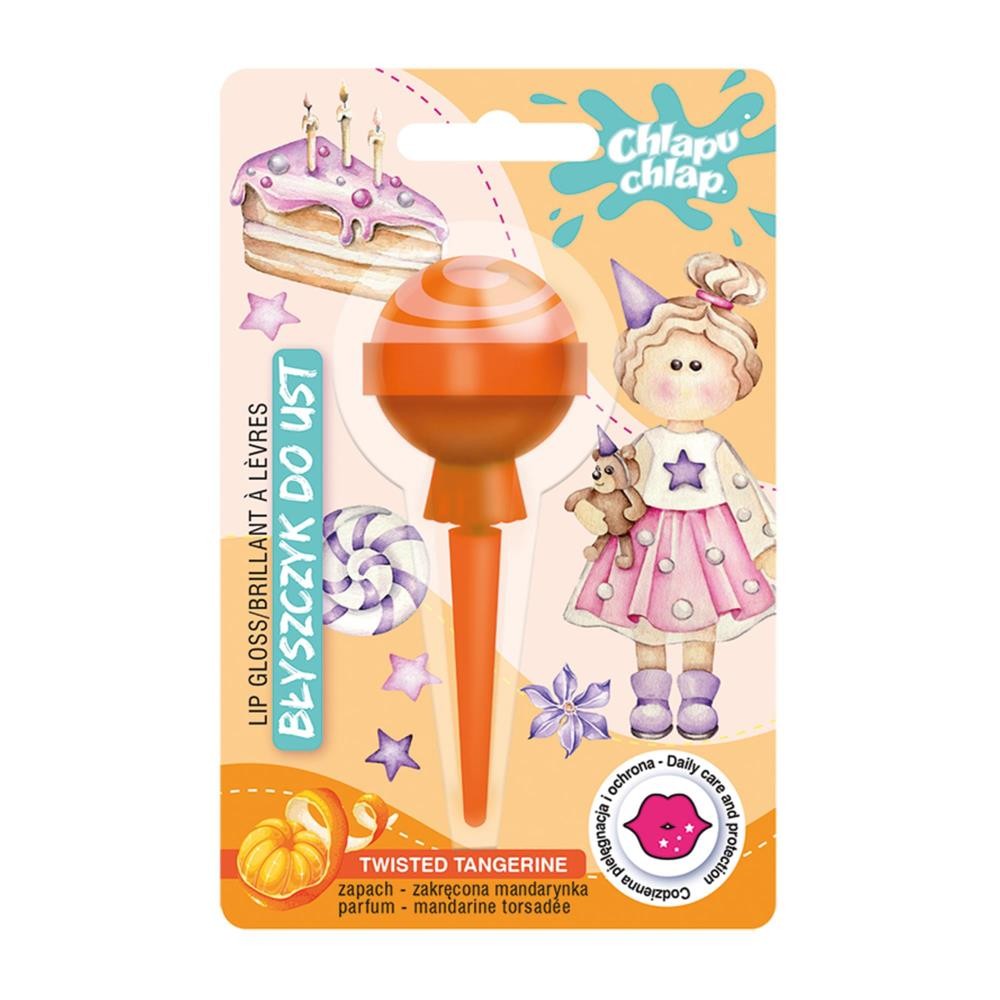 CHLAPU CHLAP Lollipop Lip Gloss Twisted Tangerine 8 ml - Vaistine1.lt | WestPharmacy.eu