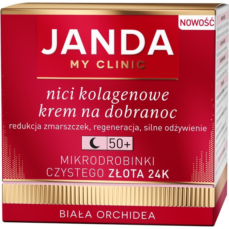 JANDA MY CLINIC Nici Kolagenowe Krem na dobranoc 50+ 50ml | Vaistine1.lt | WestPharmacy.eu