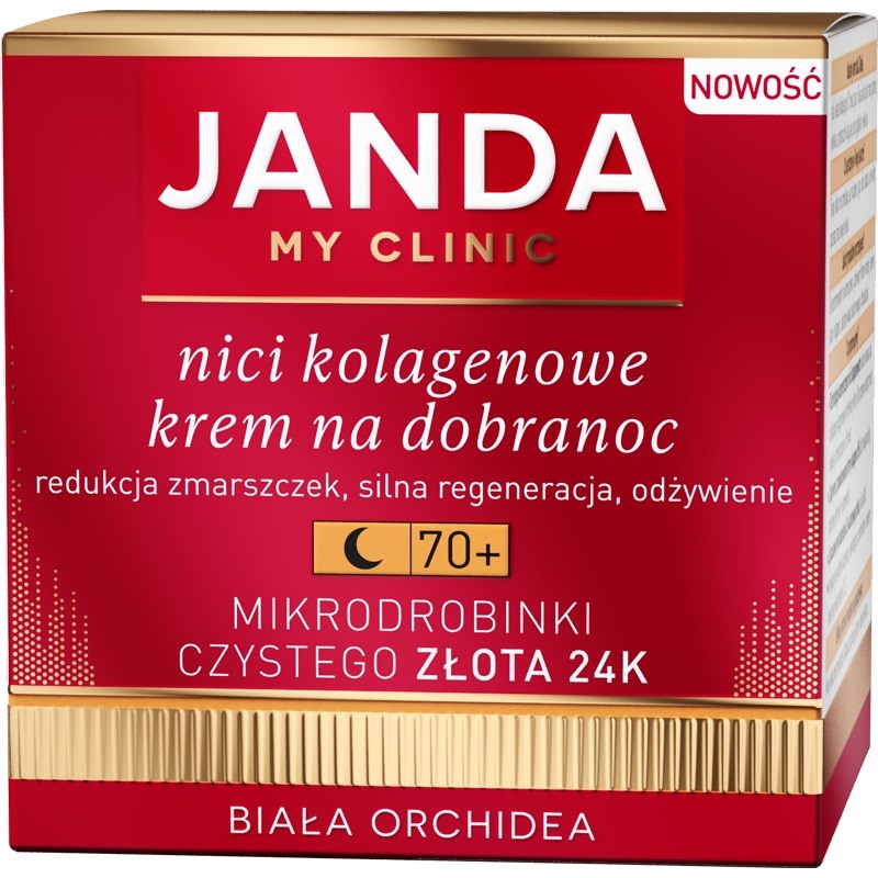 JANDA MY CLINIC Nici Kolagenowe Krem na dobranoc 70+ 50ml | Vaistine1.lt | WestPharmacy.eu