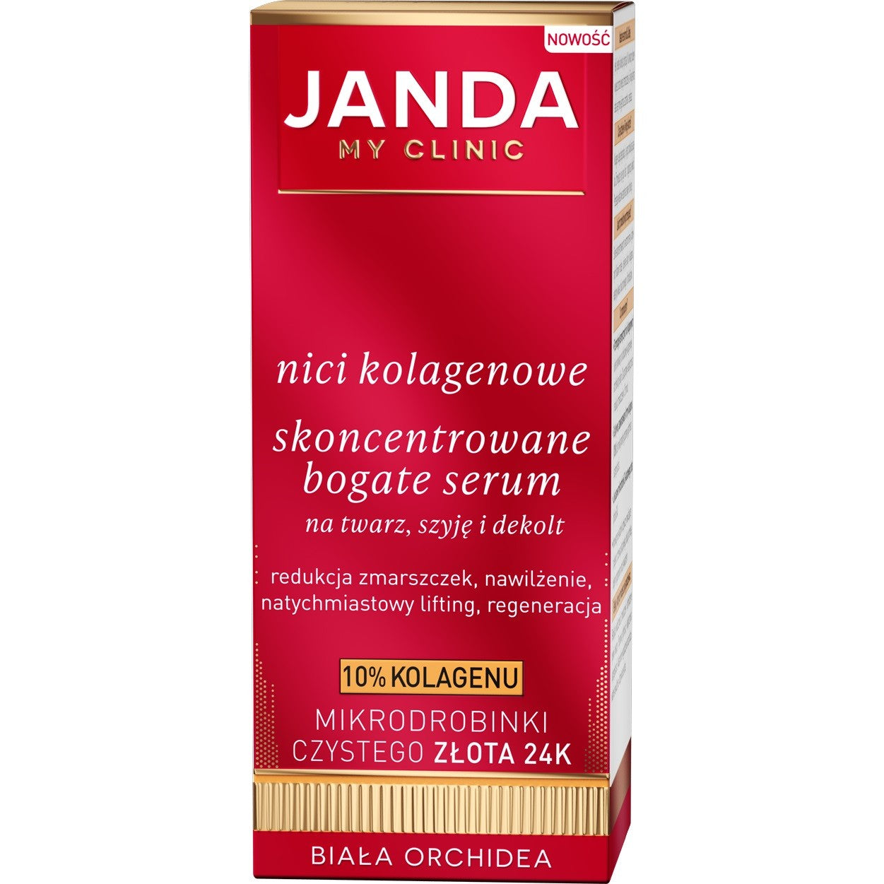 JANDA MY CLINIC Collagen Threads Concentrated Rich Serum for face, neck and cleavage - 10% Collagen 30ml | Vaistine1.lt | WestPharmacy.eu