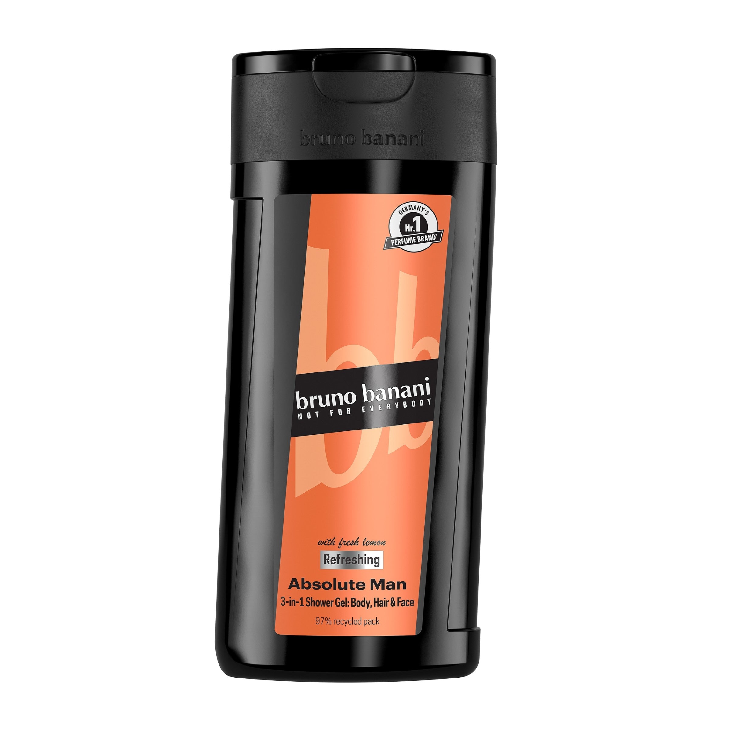 BRUNO BANANI 3-in-1 Shower Gel Absolute Men 250 ml | Vaistine1.lt | WestPharmacy.eu