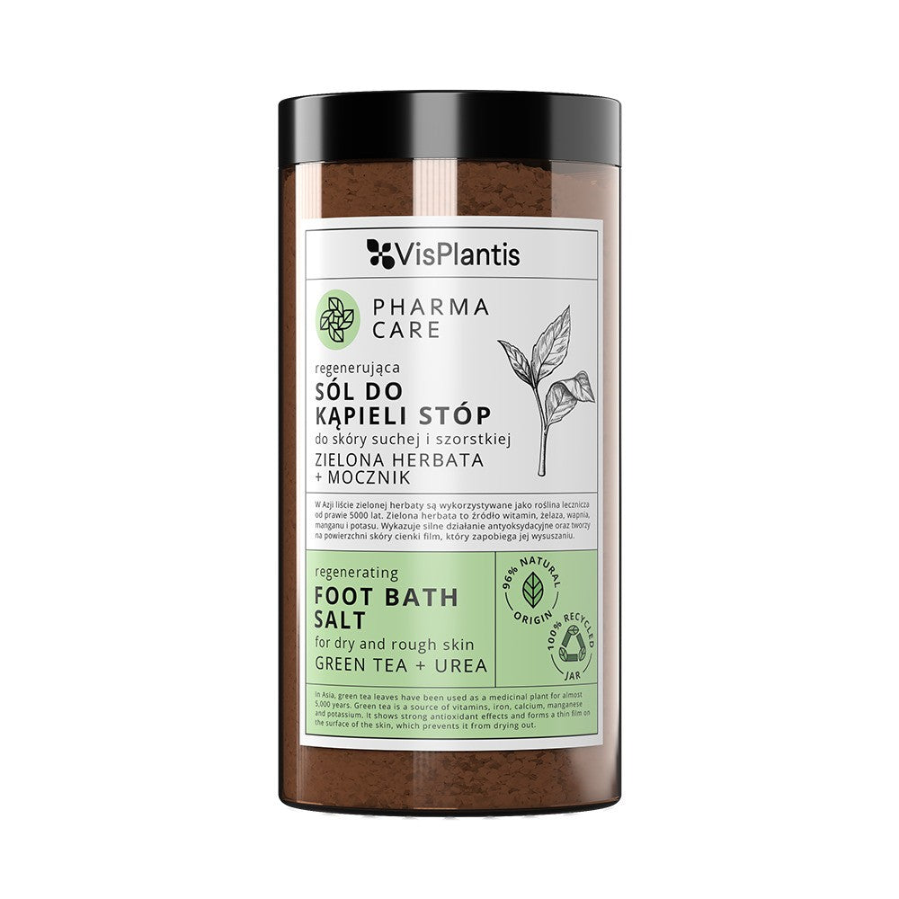 VIS PLANTIS Pharma Care Regenerating foot bath salt for dry and rough skin Green tea + Urea | Vaistine1.lt | WestPharmacy.eu