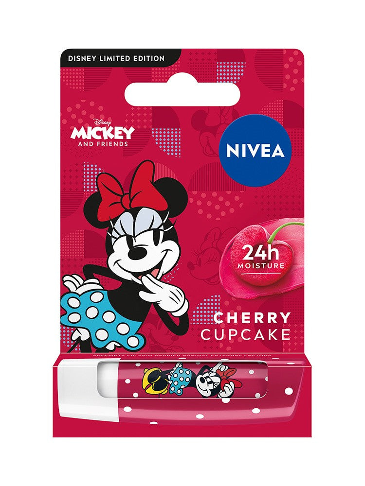 NIVEA Disney Nurturing Lipstick - Cherry Cupcake Minnie Mouse - Limited Edition 4.8 g | Vaistine1.lt | WestPharmacy.eu
