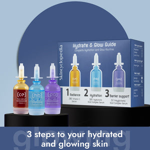 SKINCYCLOPEDIA Hydrate & Glow Guide Professional moisturizing and illuminating treatment 3*15 ml | Vaistine1.lt | WestPharmacy.eu