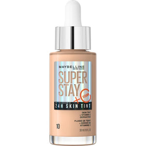 MAYBELLINE Super Stay 24H Skin Tint Illuminating Foundation with Vitamin C No. 10 - 30ml | Vaistine1.lt | WestPharmacy.eu