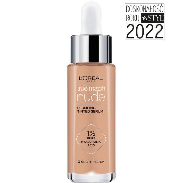 LOREAL True Match Nude Serum in foundation evening out the color no. 3-4 Light-Medium 30ml | Vaistine1.lt | WestPharmacy.eu