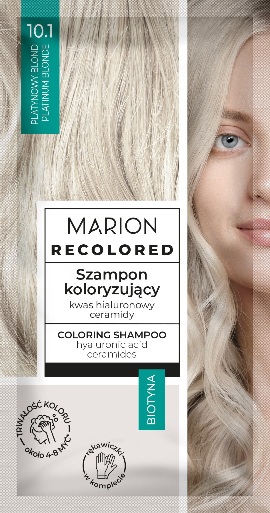 MARION Recolored Color Shampoo No. 10.1 Platinum Blonde (4-8 washes) 35ml | Vaistine1.lt | WestPharmacy.eu