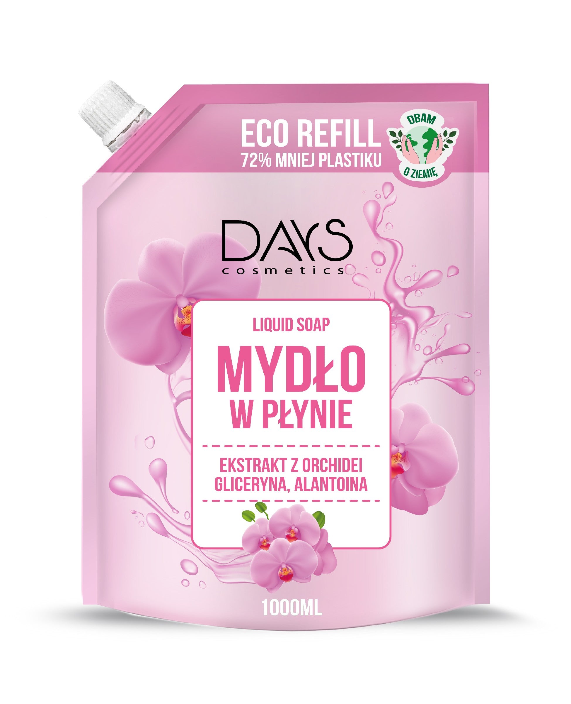 DAYS COSMETICS Liquid soap with orchid extract 900 ml | Vaistine1.lt | WestPharmacy.eu