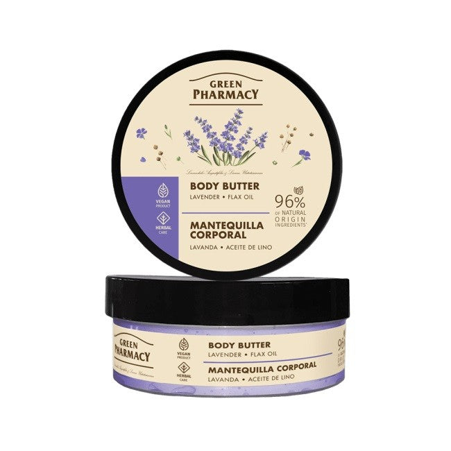 GREEN PHARMACY Multi Body Butter Lavender and Linseed Oil 200 ml | Vaistine1.lt | WestPharmacy.eu