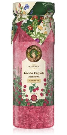 HERBAL RECIPES Field Treasures Revitalizing Bath Salt - Raspberry 700g | Vaistine1.lt | WestPharmacy.eu