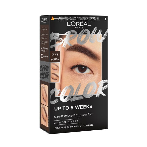 LOREAL Brow Color Eyebrow Coloring Set - 3.0 Dark Brunette 1op. | Vaistine1.lt | WestPharmacy.eu
