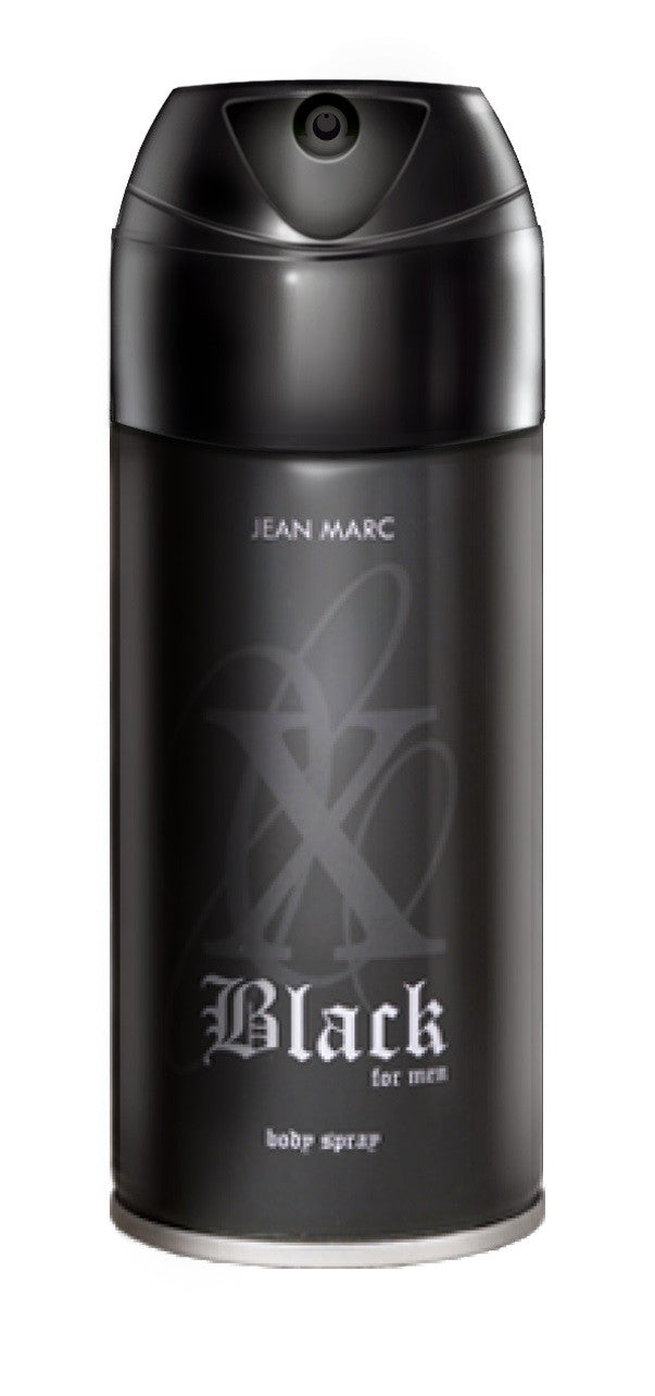 JEAN MARC X Black Men Body spray 150 ml | Vaistine1.lt | WestPharmacy.eu