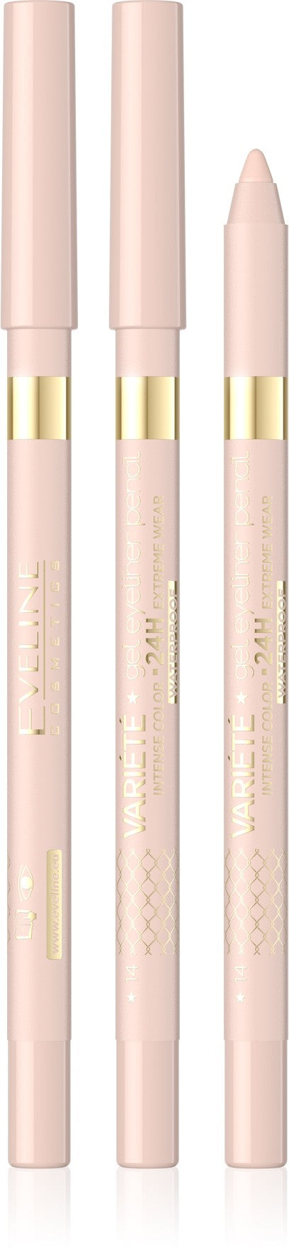 EVELINE Variety Gel Pencil for Eyes No. 14 - Nude | Vaistine1.lt | WestPharmacy.eu