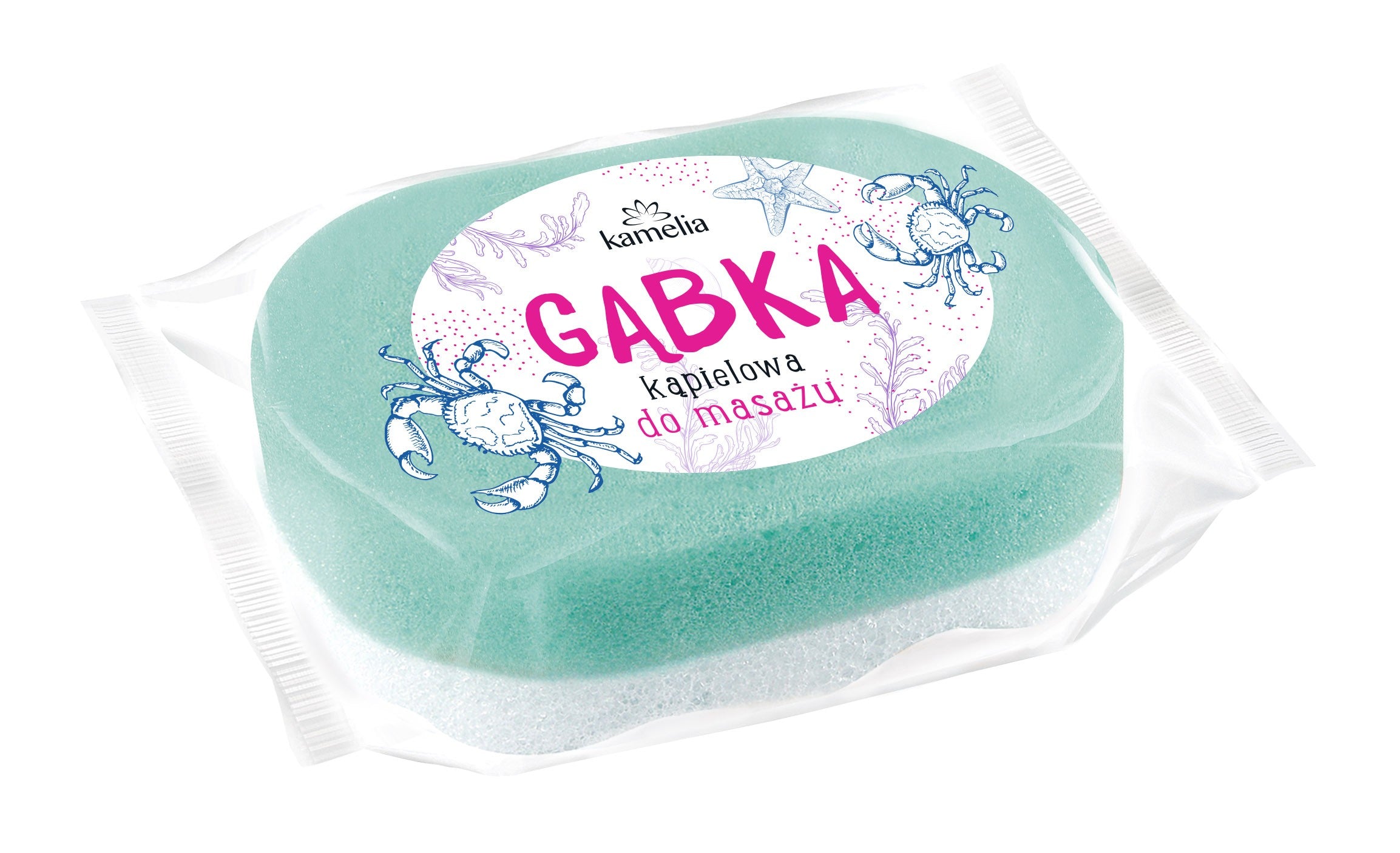 KAMELIA Massage bath sponge - oval | Vaistine1.lt | WestPharmacy.eu