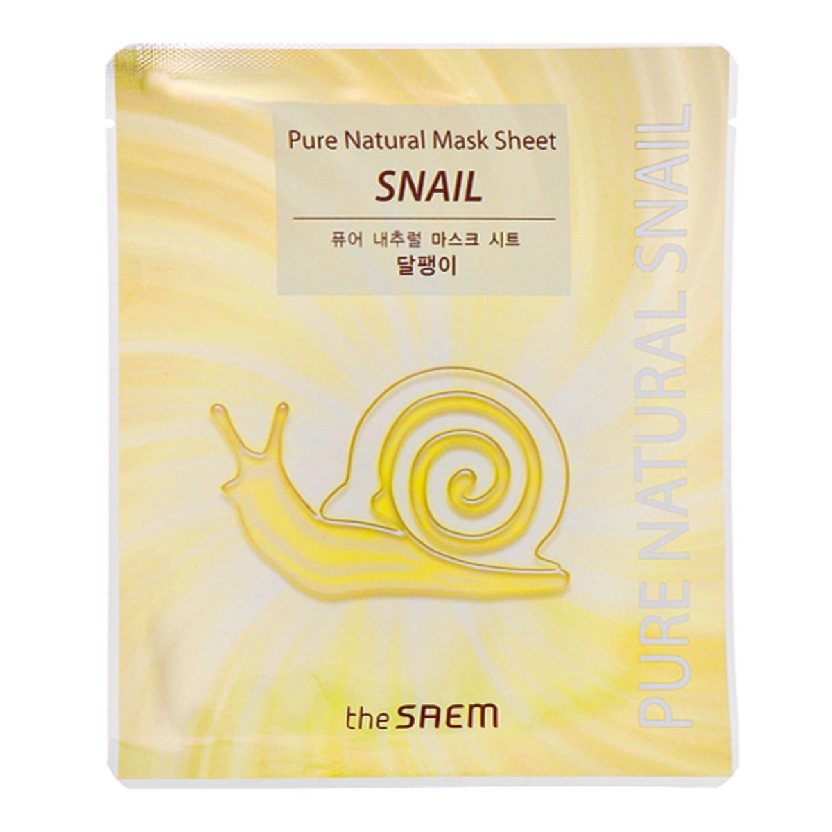 SAEM Natural Snail Sheet mask - Snail | Vaistine1.lt | WestPharmacy.eu