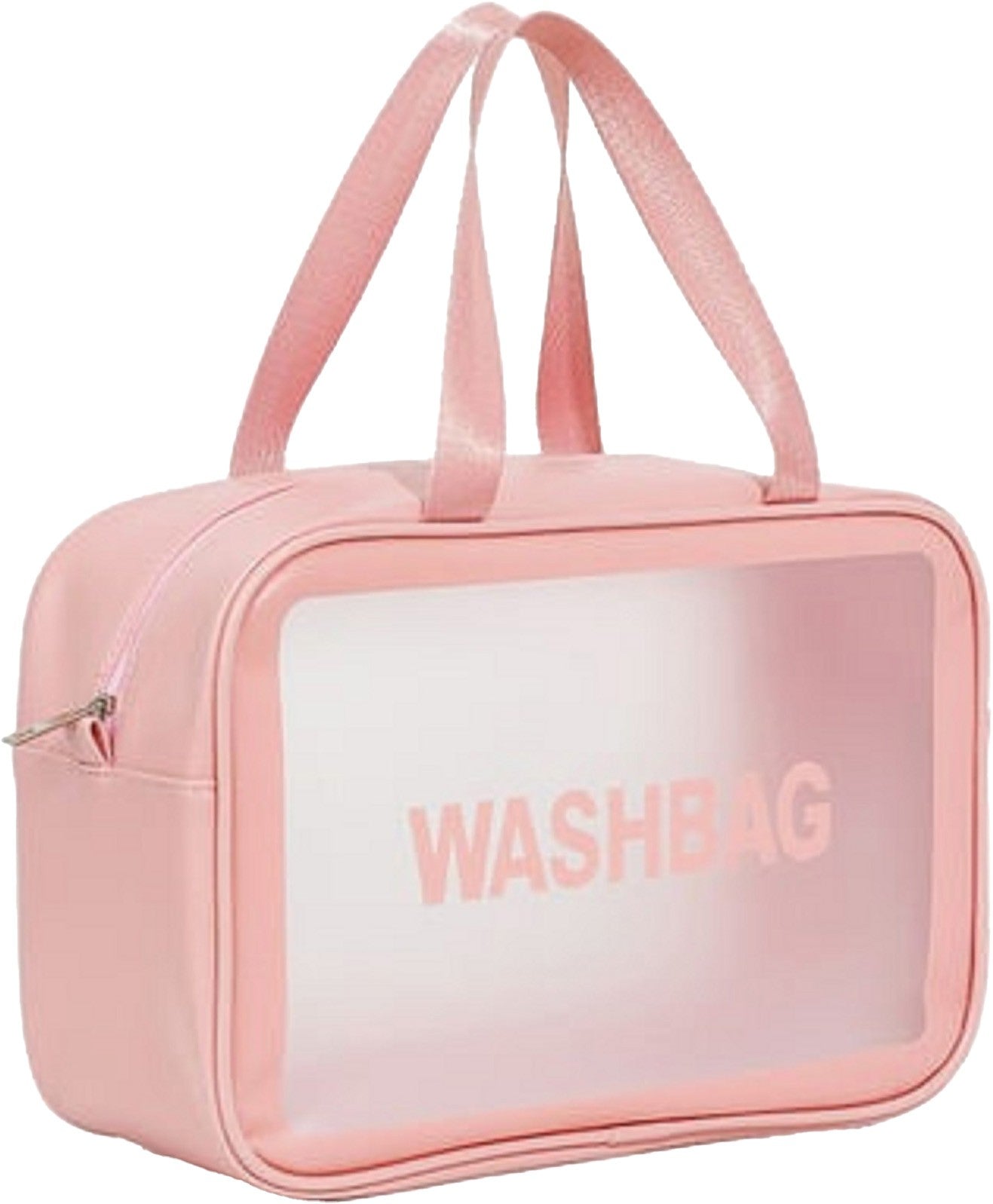 TOP CHOICE Transparent single-compartment cosmetic bag Washbag (99328) 1 pc. - mix of colors | Vaistine1.lt | WestPharmacy.eu