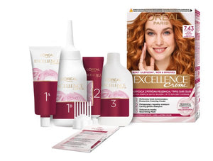 LOREAL Excellence Creme Hair Color 7.43 Copper-Golden Blonde | Vaistine1.lt | WestPharmacy.eu
