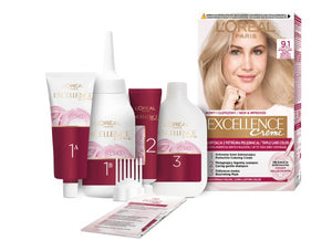 LOREAL Excellence Creme Hair Color 9.1 Very Light Ash Blonde | Vaistine1.lt | WestPharmacy.eu