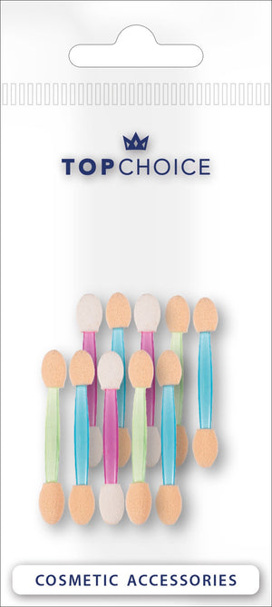 TOP CHOICE Double-sided eye shadow applicators (35234) 1 pack. - 10 pcs. | Vaistine1.lt | WestPharmacy.eu