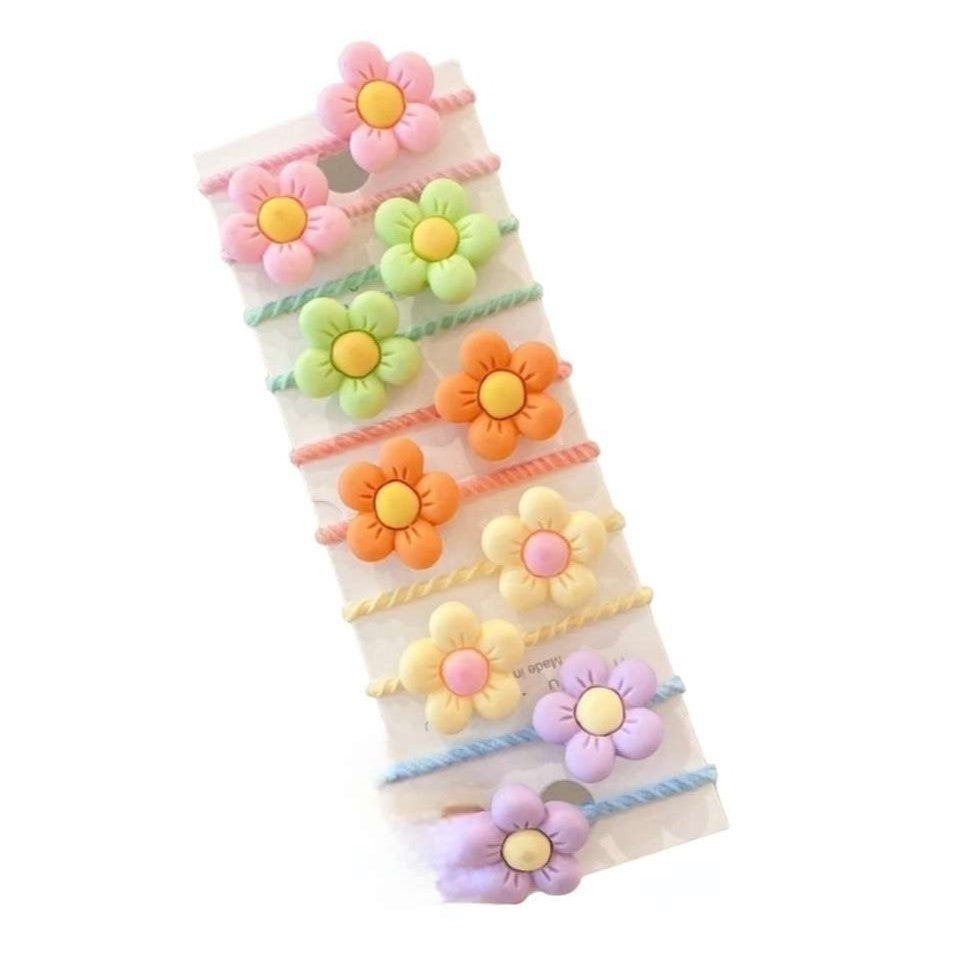 ECARLA Hair bands - 10in1 set Flowers GUM147 | Vaistine1.lt | WestPharmacy.eu