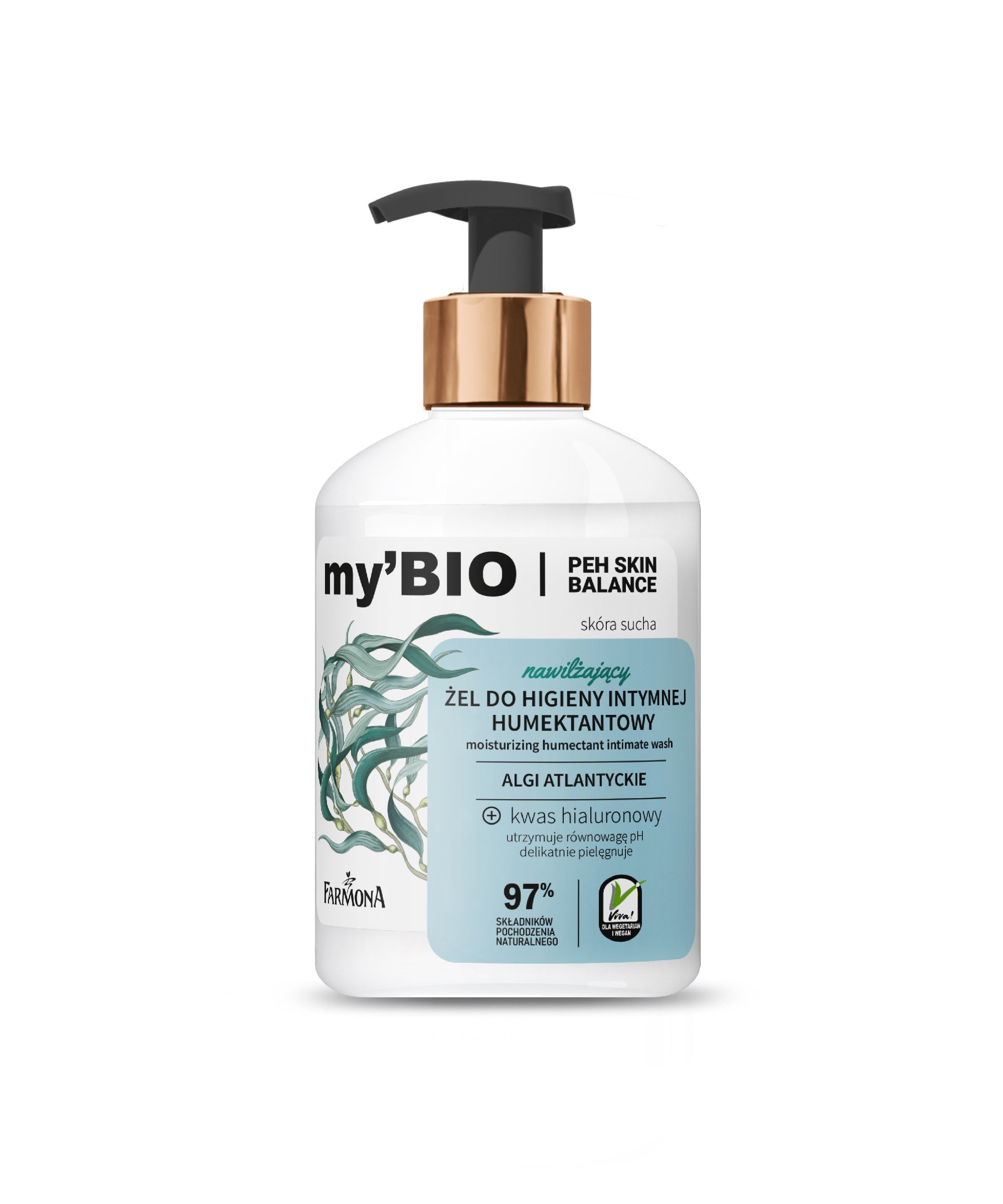 FARMONA my'Bio Intimate Hygiene Gel Moisturizing 250 ml | Vaistine1.lt | WestPharmacy.eu