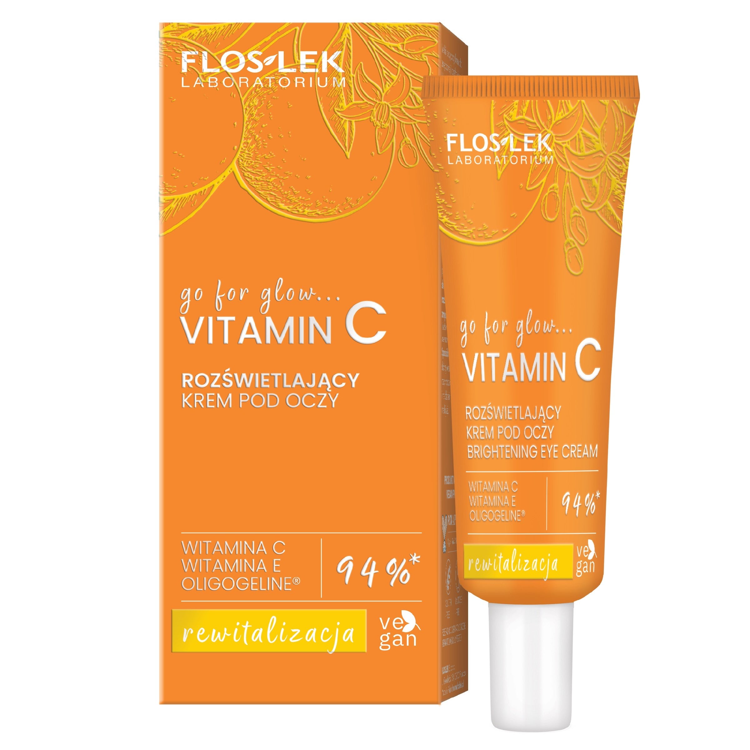 FLOSLEK Go For Glow Vitamin C Illuminating Eye Cream 30 ml | Vaistine1.lt | WestPharmacy.eu
