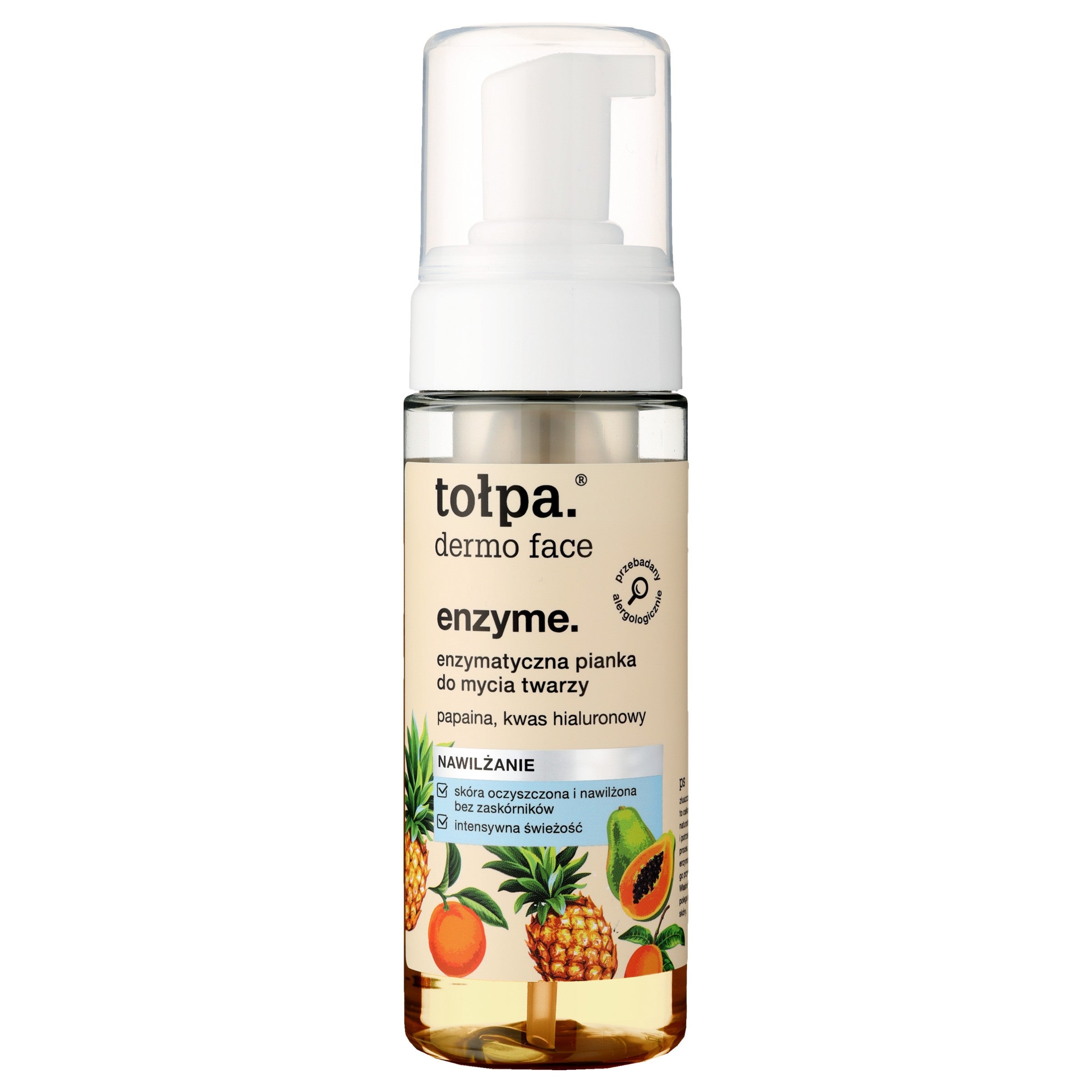 TOŁPA Dermo Face Enzyme Enzymatic Face Cleansing Foam - moisturizing 150 ml | Vaistine1.lt | WestPharmacy.eu