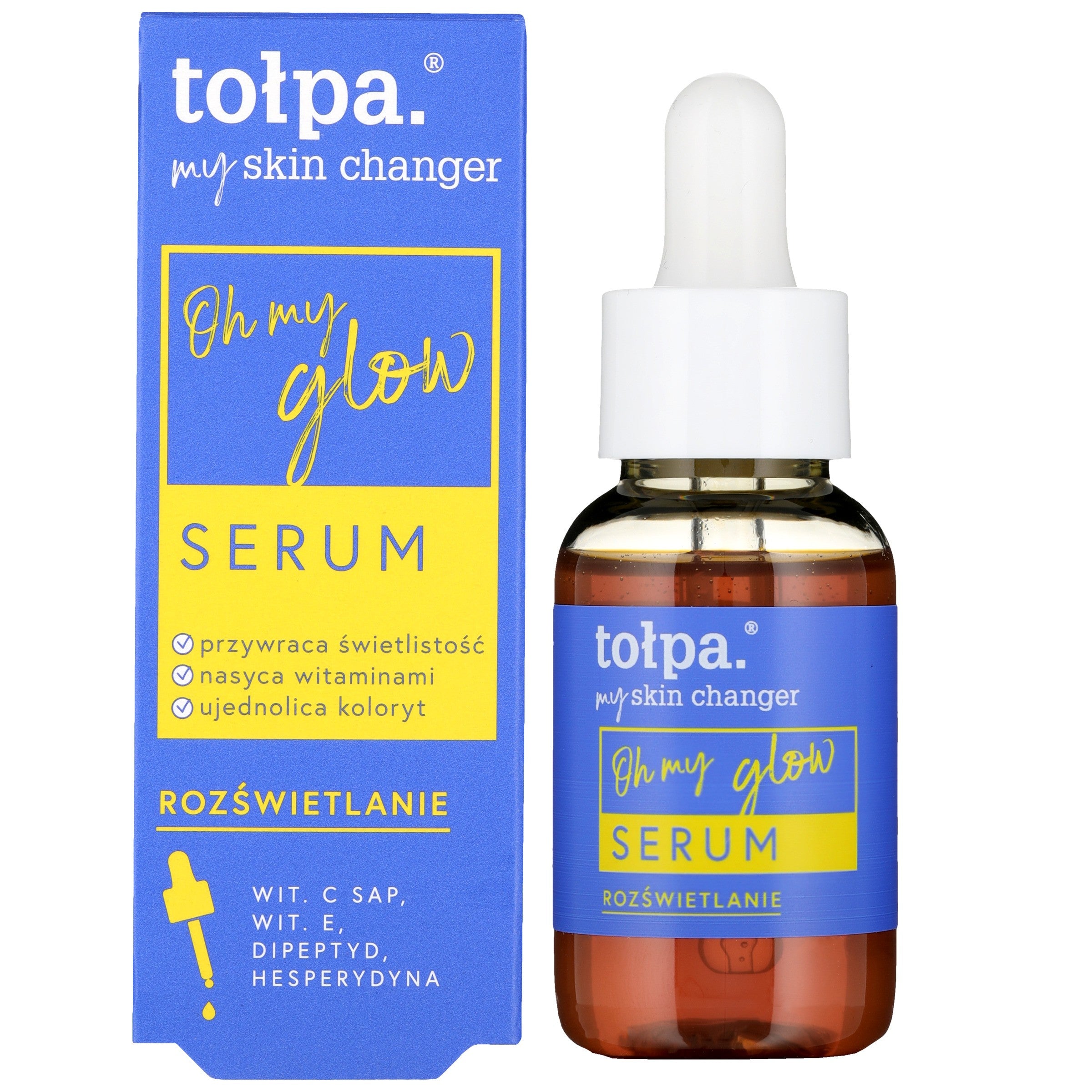 TOŁPA My Skin Changer Oh My Glow face serum - illuminating 30 ml | Vaistine1.lt | WestPharmacy.eu