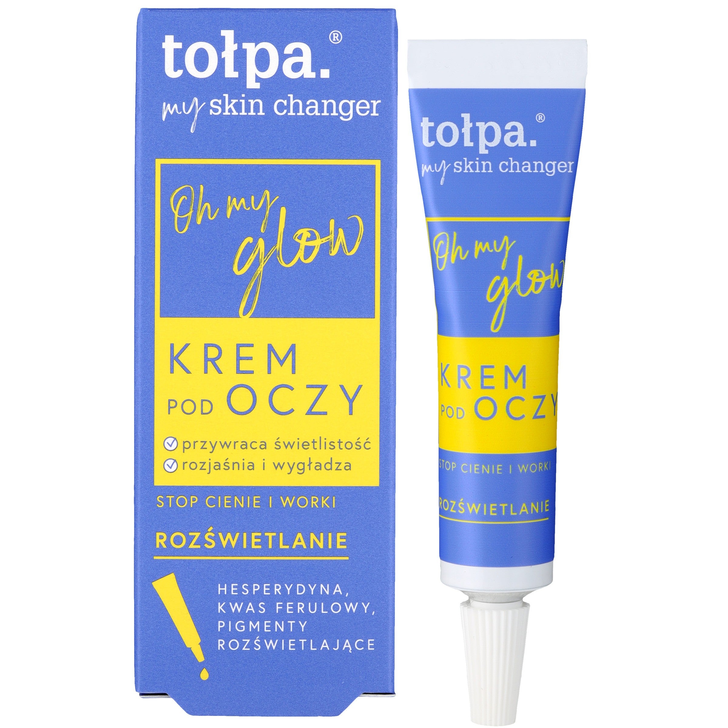 TOŁPA My Skin Changer Eye Cream Oh My Glow - illuminating 10 ml | Vaistine1.lt | WestPharmacy.eu