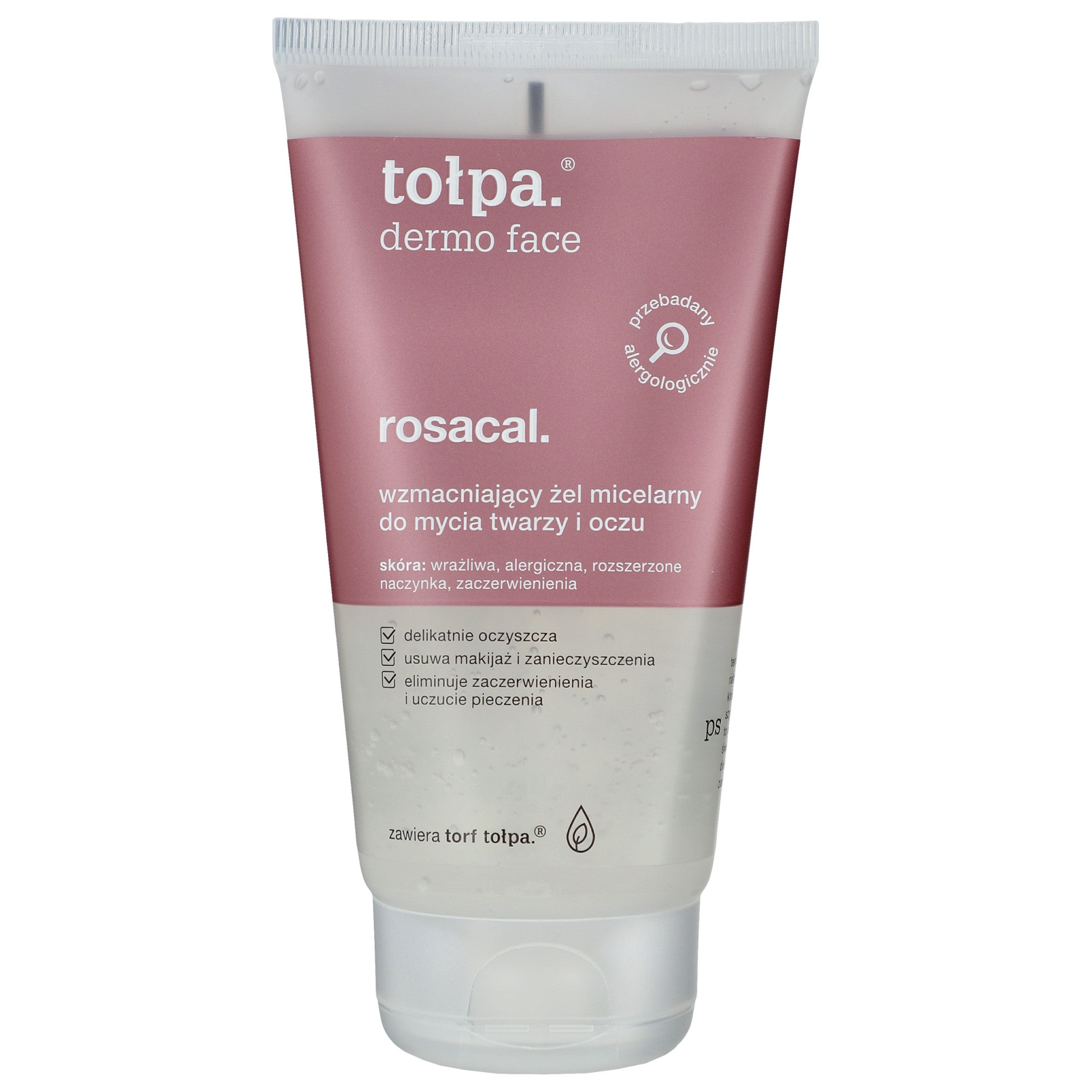 TOŁPA Dermo Face Rosacal Strengthening Micellar Gel for Cleansing Face and Eyes 150 ml | Vaistine1.lt | WestPharmacy.eu