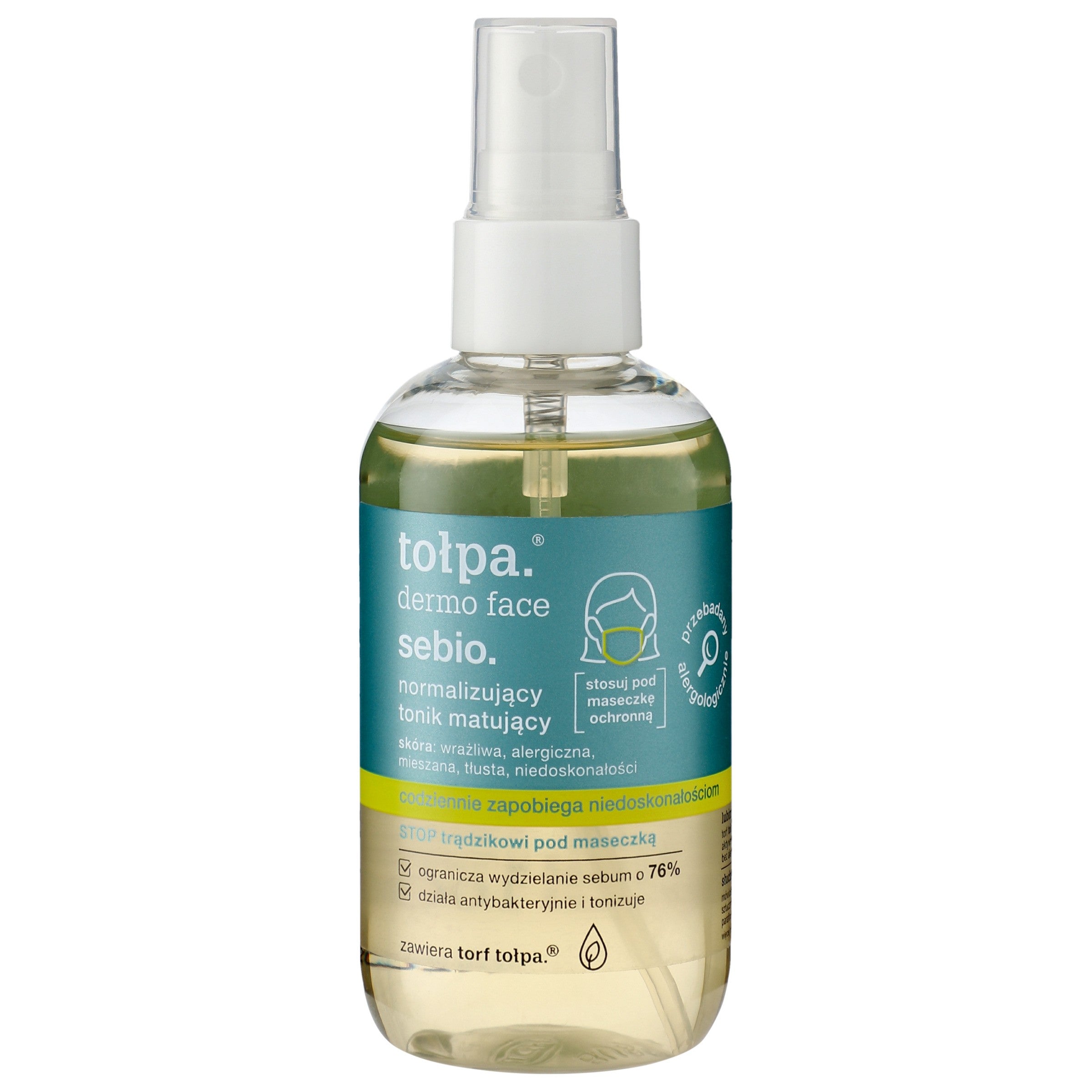 TOŁPA Dermo Face Sebio Normalizing Mattifying Toner 100 ml (mini) | Vaistine1.lt | WestPharmacy.eu